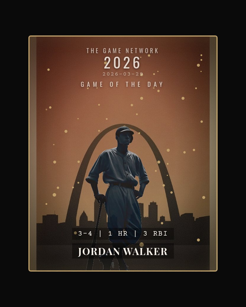 Jordan Walker — Game of the Day