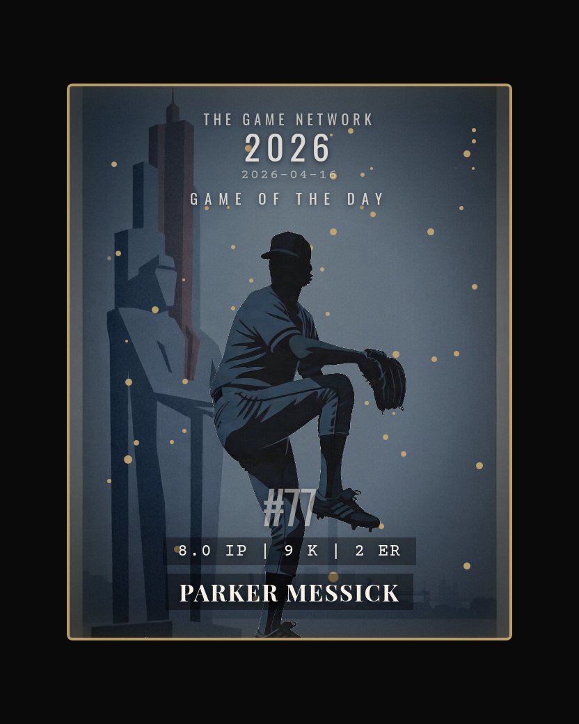 Parker Messick — Game of the Day