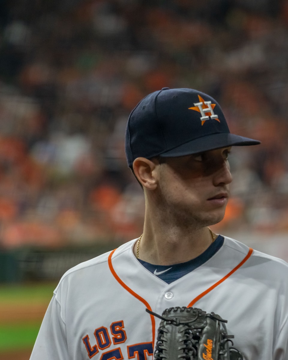 Kyle Tucker in a Houston Astros uniform in 2019