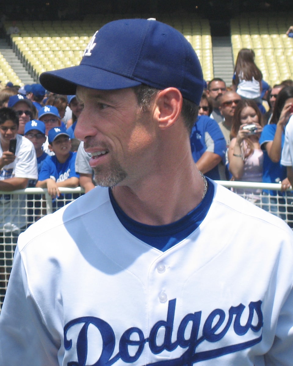 Luis Gonzalez in a Los Angeles Dodgers uniform in 2007.