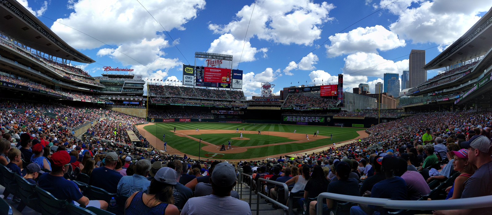 Target Field panorama, Minneapolis, Minnesota
